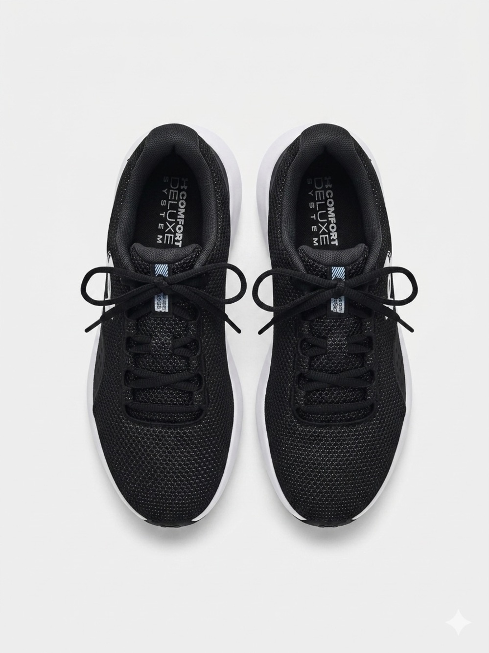 Under Armour Black and White Women's Athletic Sneakers